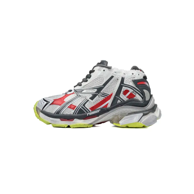 Balenciaga Runner White Black and Red