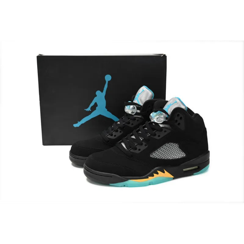 Air Jordan 5 Noir/Aquatone/Taxe