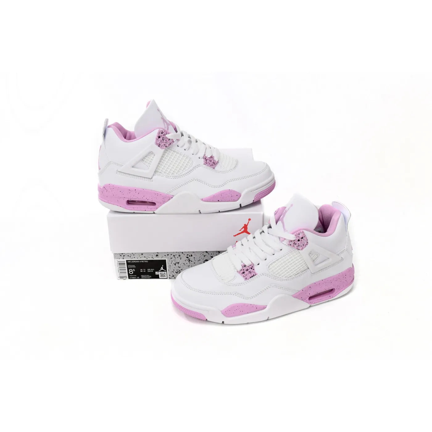 Air Jordan 4 White Pink