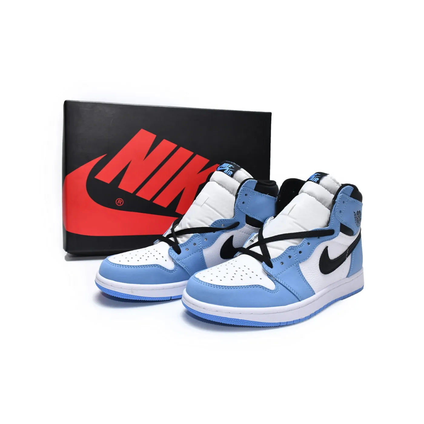 Air Jordan 1 Retro High White University Blue Black