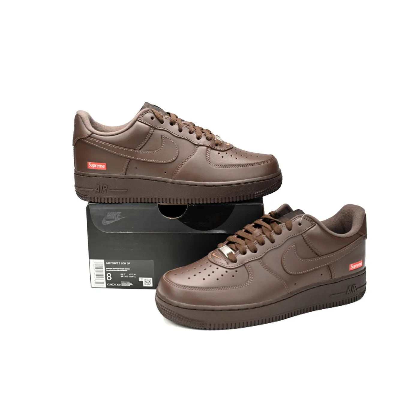 Supreme x Air Force 1 Low Baroque Brown