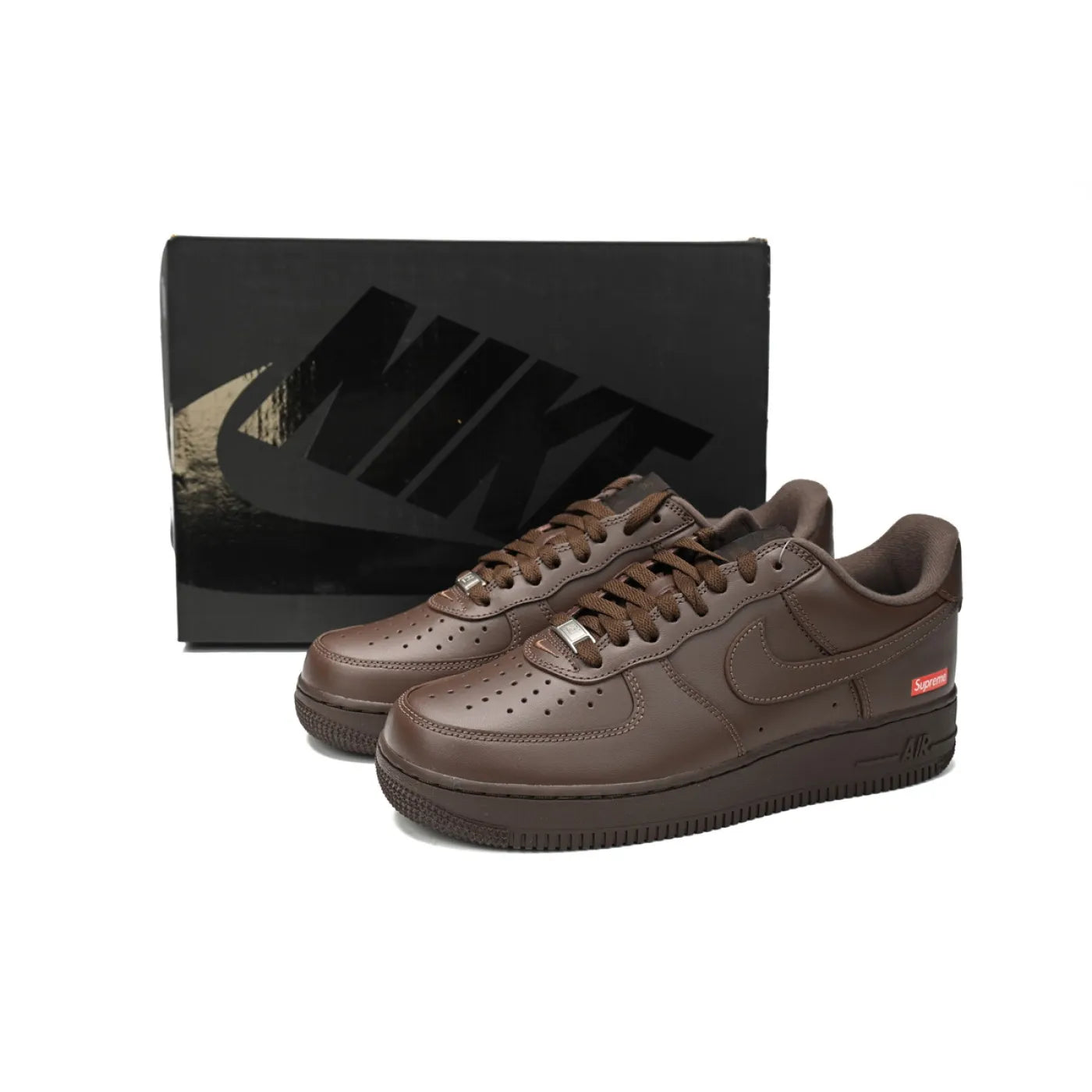 Supreme x Air Force 1 Low Baroque Brown