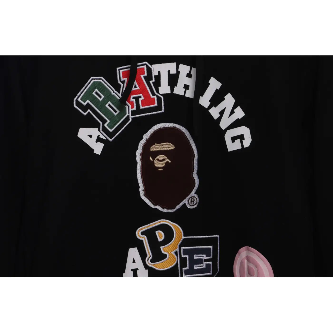 BAPE ape head hoodie Black