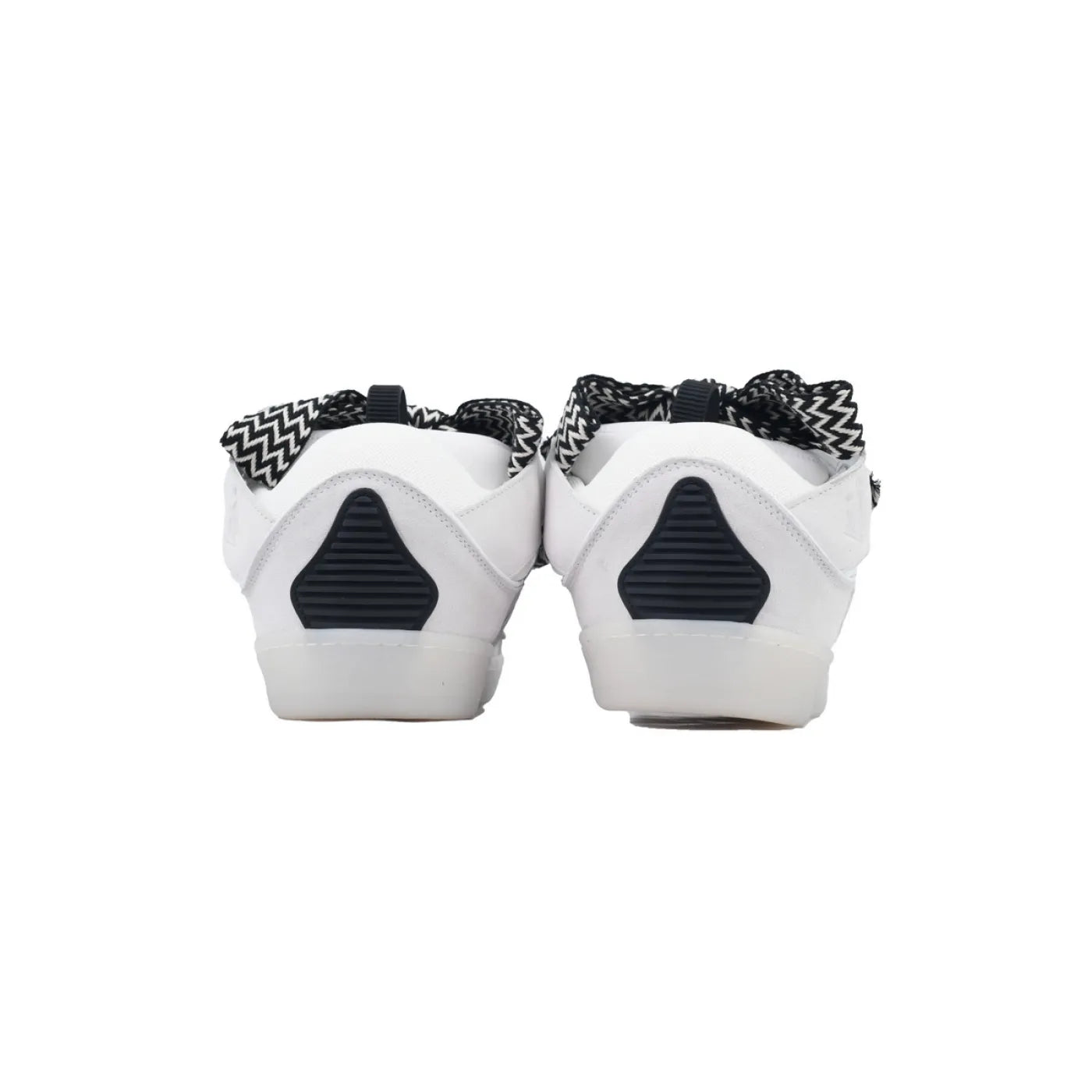 Lanvin Leather Curb Grey White Black