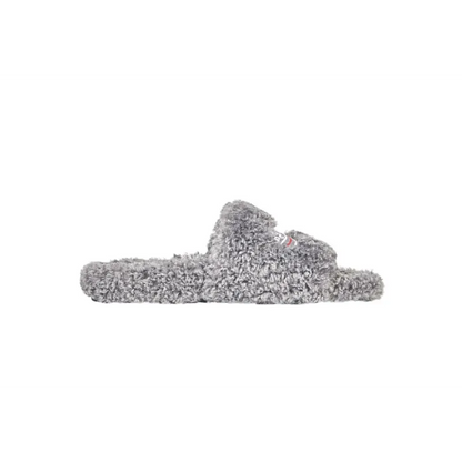 Balenciaga Furry Slide Grey