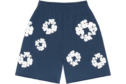 Denim Tears The Cotton Wreath Shorts Navy