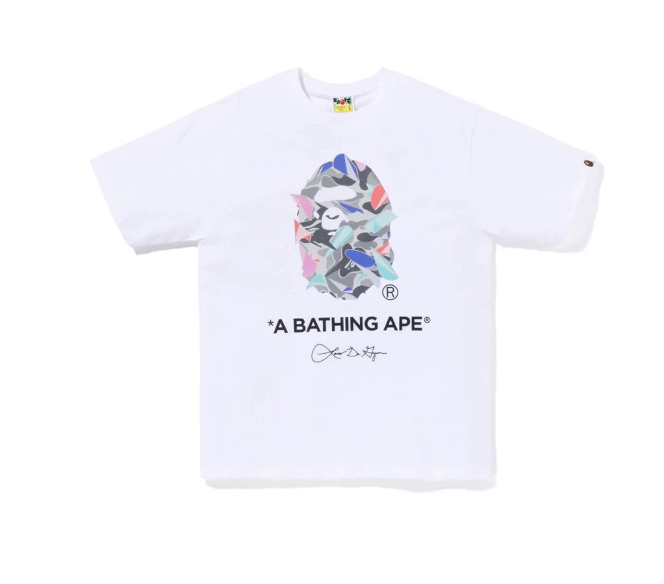 BAPE SHIRT  A BATHING APE WHITE