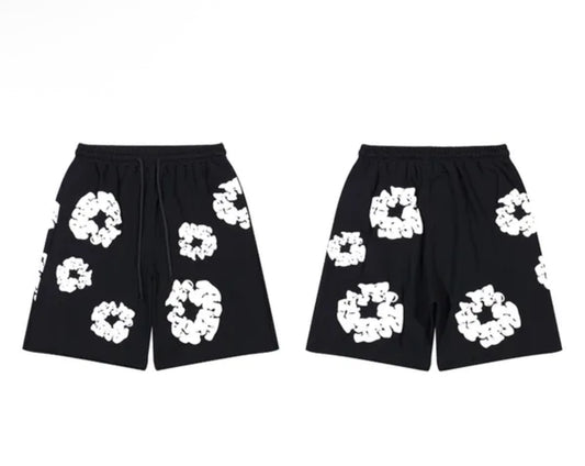 Black denim tears shorts
