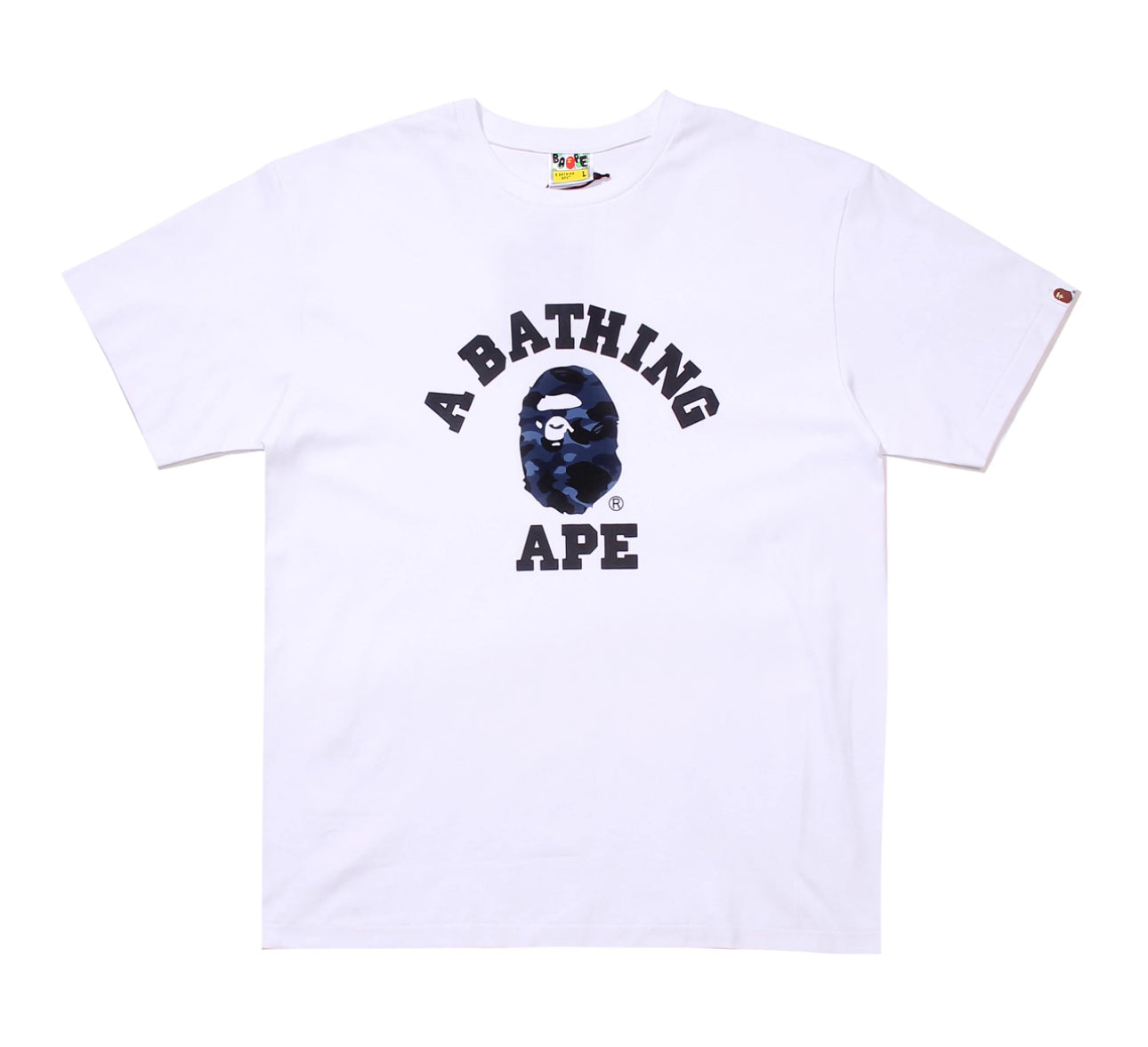 BAPE SHIRT WHITE BLUE