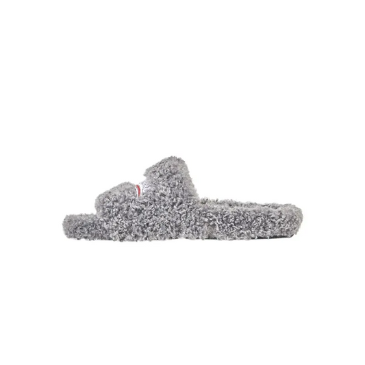 Balenciaga Furry Slide Grey