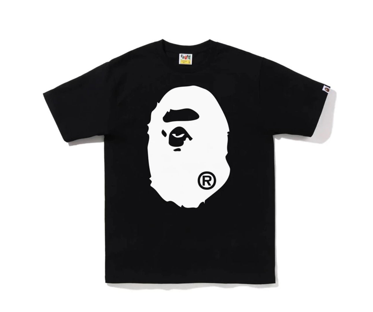 BAPE SHIRT WHITE AND BLACK