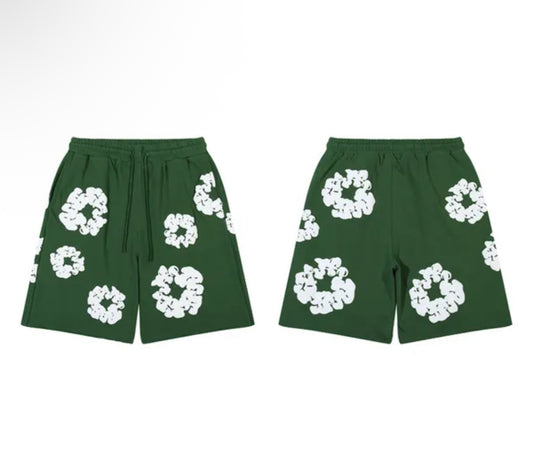 Denim Tears The Cotton Wreath Shorts Green