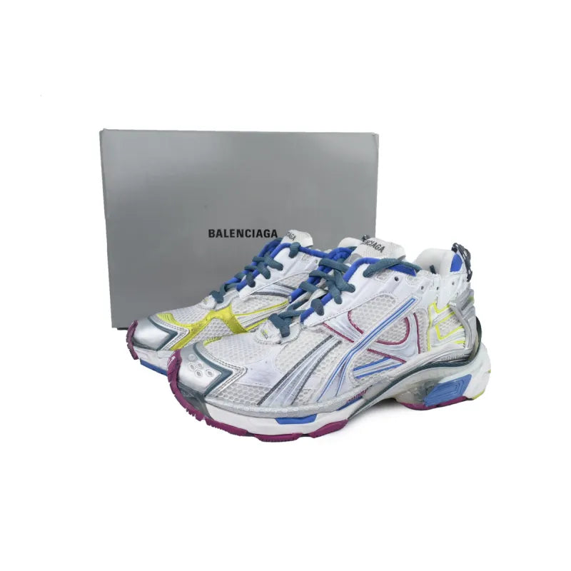 Balenciaga Runner White Purple Blue