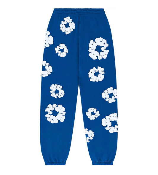 DENIM TEARS BLUE COTTON WREATH SWEATPANTS