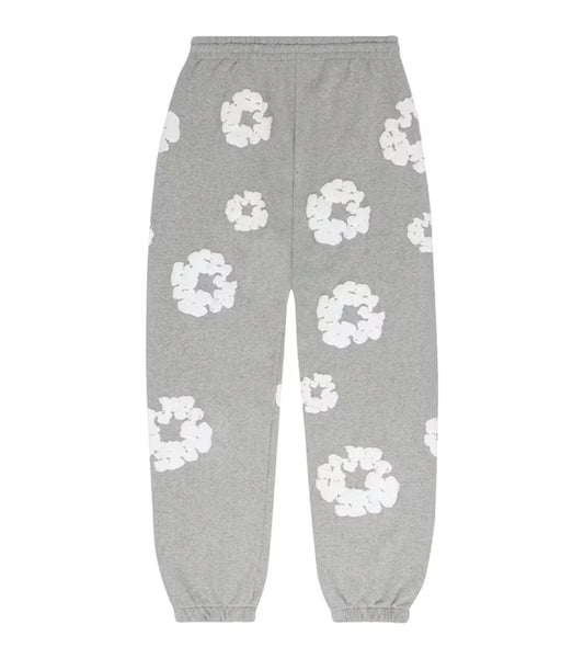 DENIM TEARS COTTON WREATH GREY SWEATPANTS