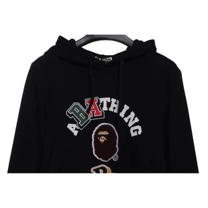 BAPE ape head  hoodie Black