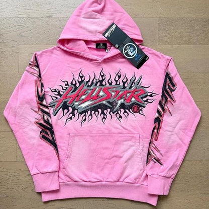 HELLSTAR HOODIE PINK