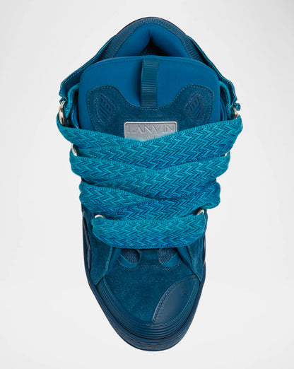 Curb Suede Low-Top Sneakers