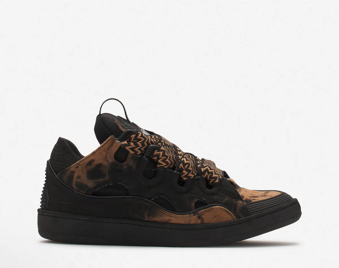 Curb Washed Denim Sneakers