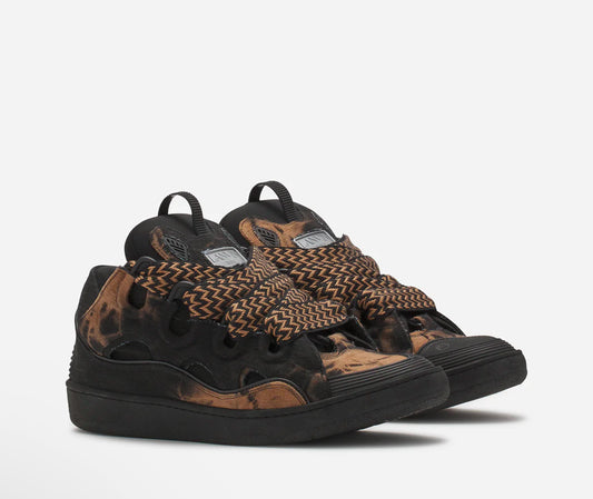 Curb Washed Denim Sneakers