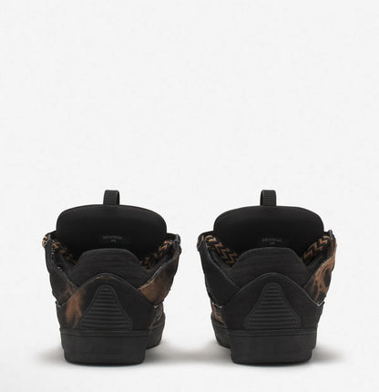 Curb Washed Denim Sneakers