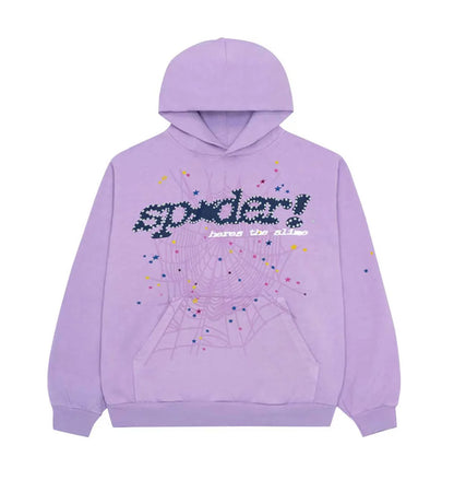 SP5DER ACAI HOODIE PURPLE