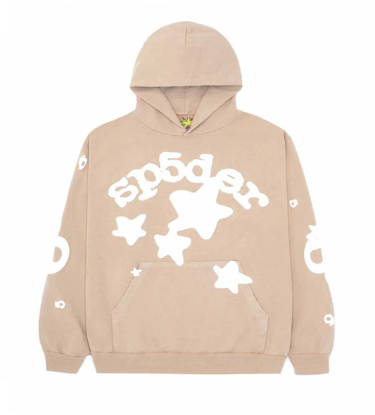 SP5DER BELUGA HOODIE BROWN